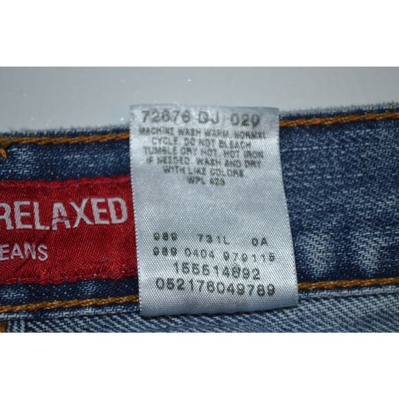 Vintage Levi Classic Relaxed 550 Straight Leg mid wash High Waist size 14 M - Picture 5 of 9